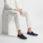 Homme Mocassins Lacets Silhouette Basse