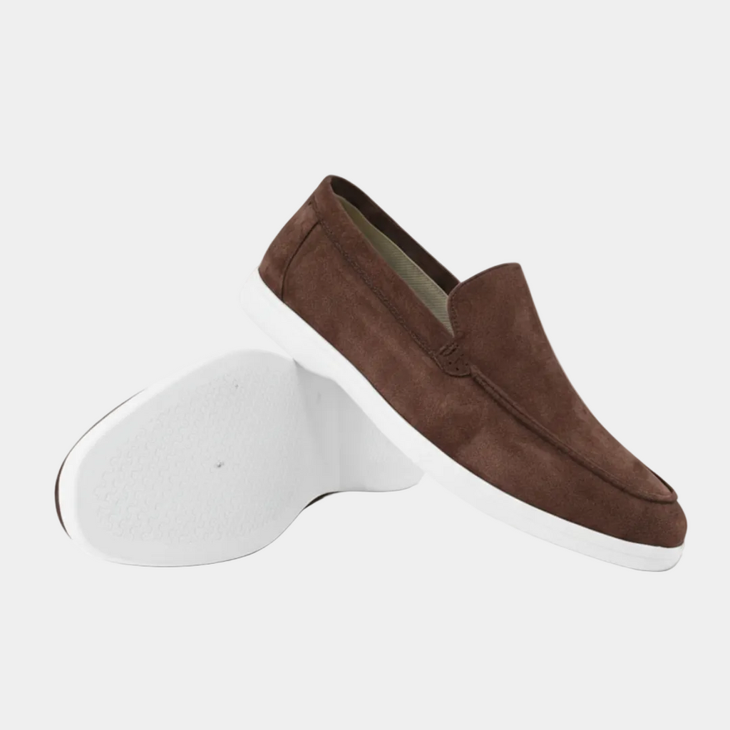 Homme Mocassins Lacets Silhouette Basse