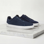 Homme Baskets Lacets Élastiques Bout Arrondi