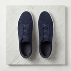 Homme Baskets Lacets Élastiques Bout Arrondi