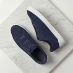 Homme Baskets Lacets Élastiques Bout Arrondi