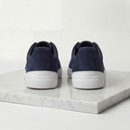 Homme Baskets Lacets Élastiques Bout Arrondi