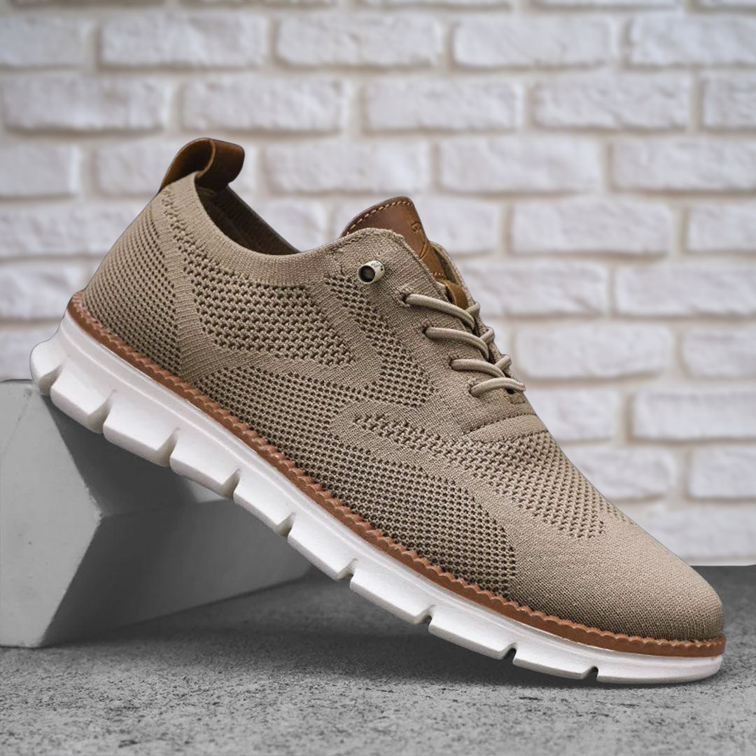 Homme Baskets Tige Maille Fermeture Lacets