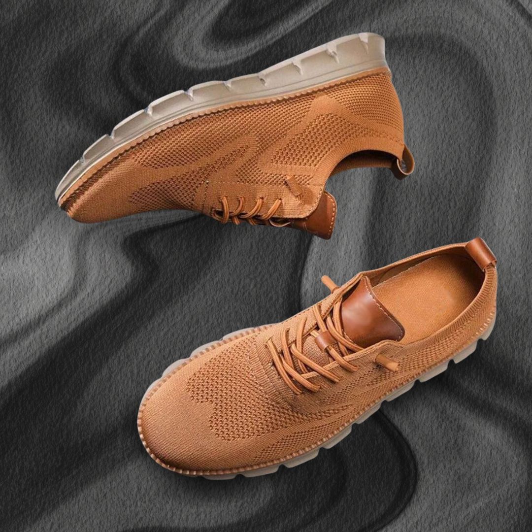 Homme Baskets Tige Maille Fermeture Lacets