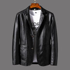 Homme Blazer Col Revers Fermeture Boutonnée