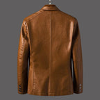 Homme Blazer Col Revers Fermeture Boutonnée