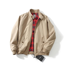 Homme Blouson Col Montant Manches Longues