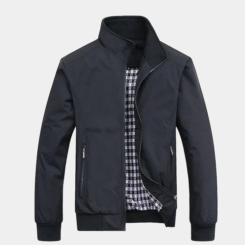 Homme Blouson Manches Longues Fermeture Zippée