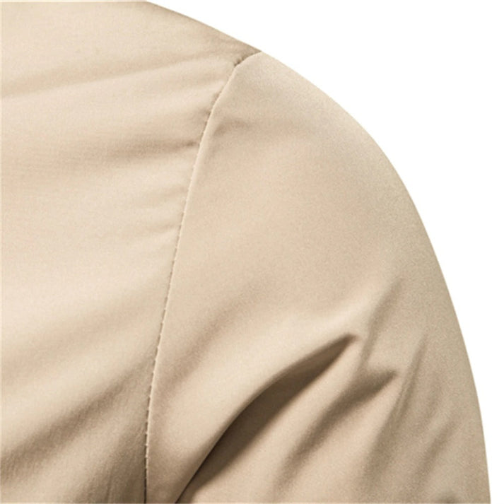 Homme Blouson Col Montant Fermeture Zippée