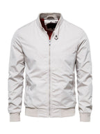 Homme Blouson Col Montant Poches Latérales