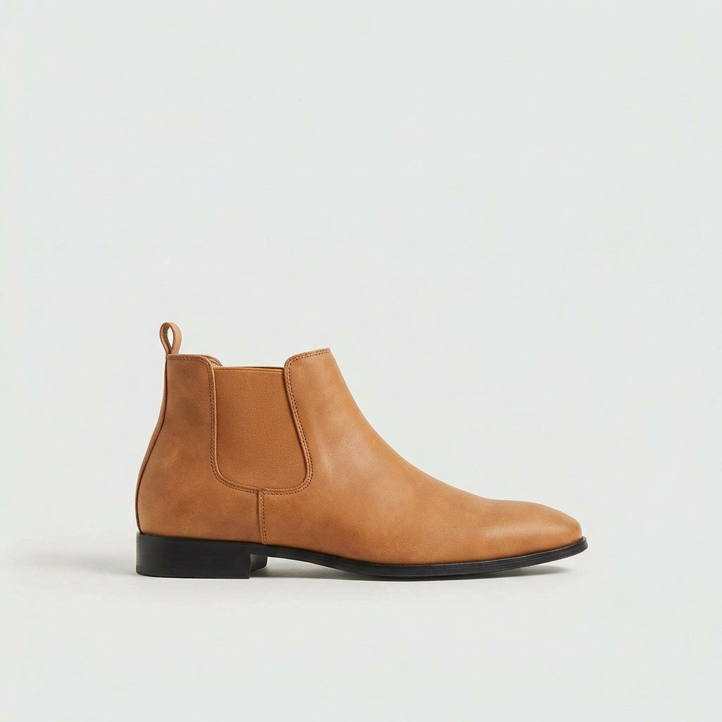 Homme Bottines Chelsea Empiècements Élastiques