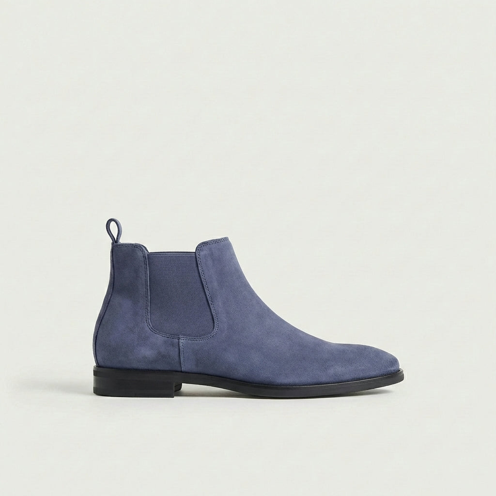 Homme Bottines Chelsea Empiècements Élastiques