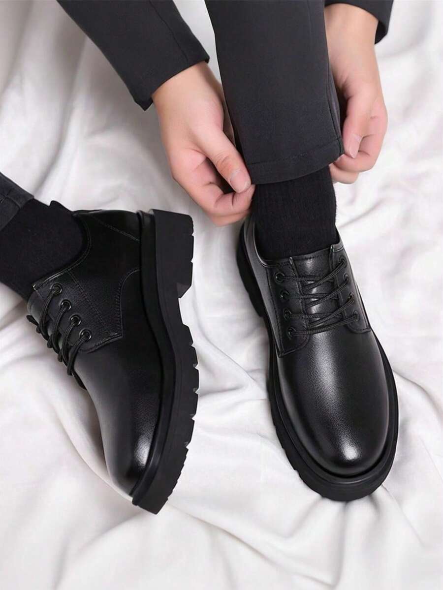 Homme Derbies Œillets Bout Arrondi