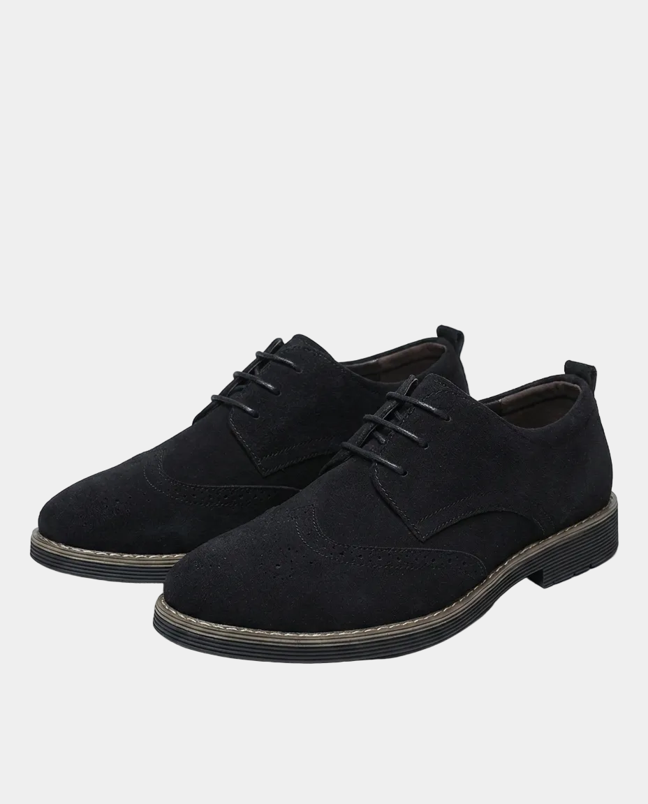 Homme Derbies Fermeture Lacets Perforés