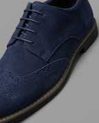 Homme Derbies Fermeture Lacets Perforés