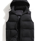 Homme Gilet Capuche Coupe Sans Manches