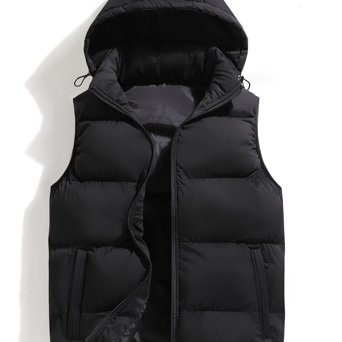Homme Gilet Capuche Coupe Sans Manches