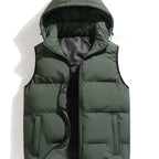 Homme Gilet Capuche Coupe Sans Manches