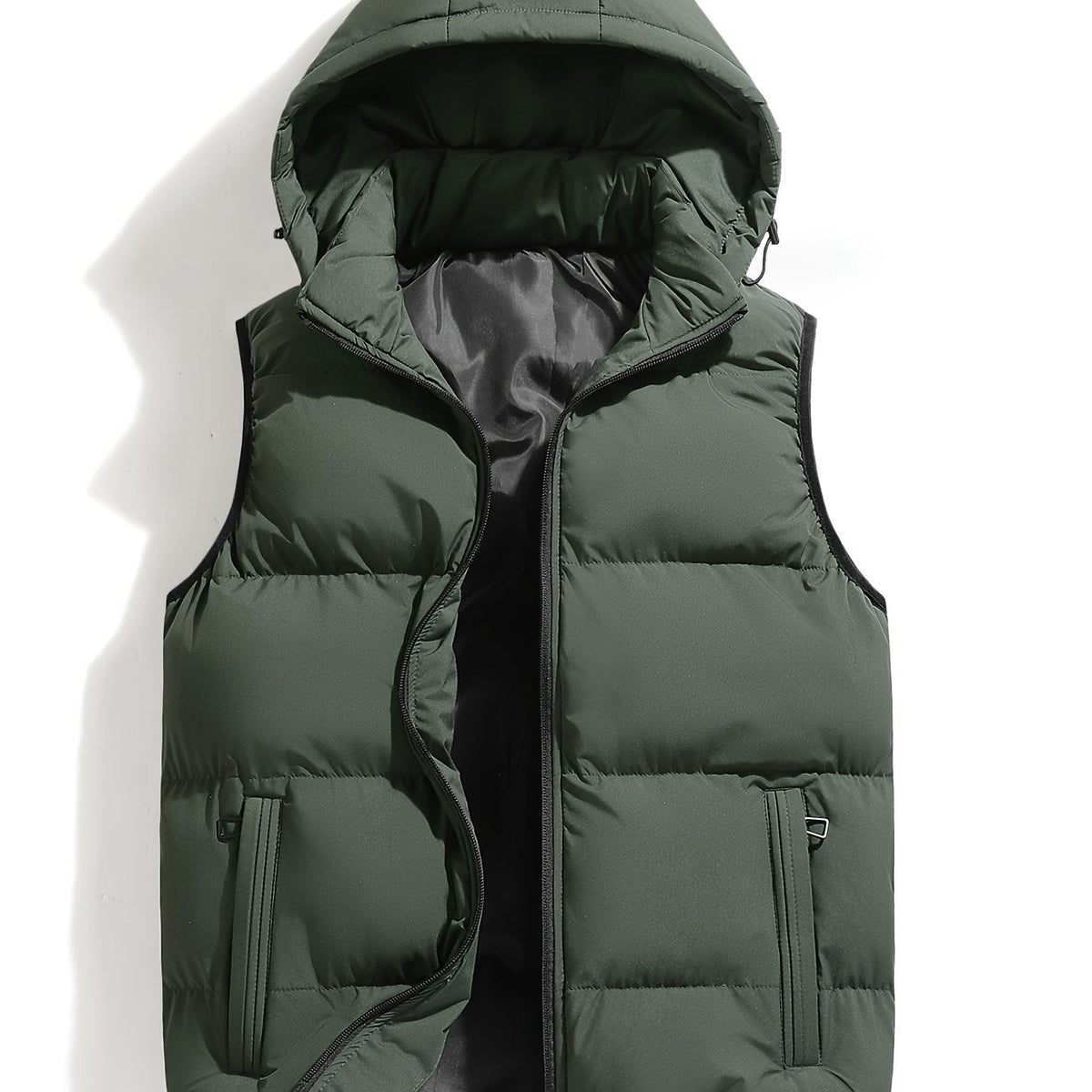 Homme Gilet Capuche Coupe Sans Manches