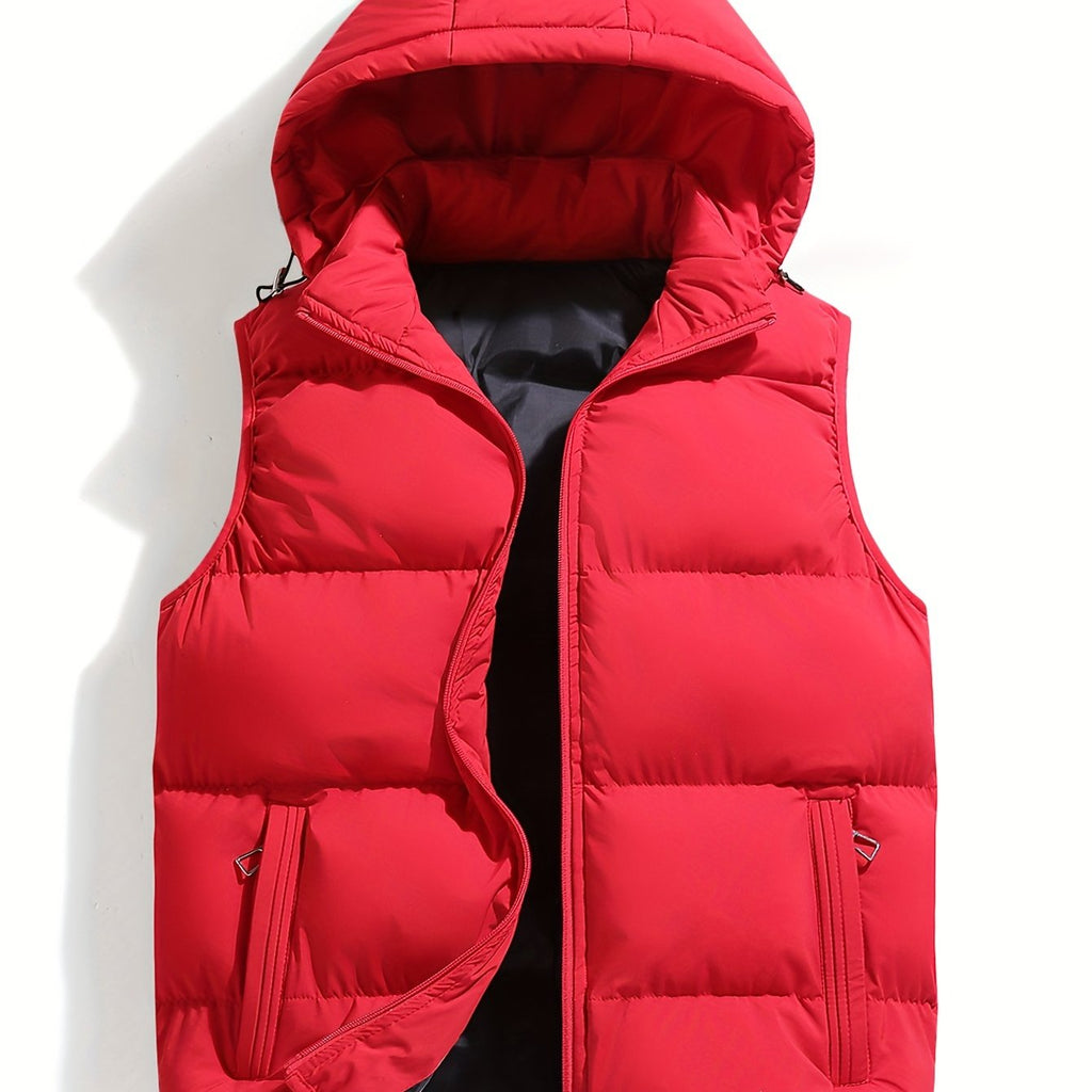 Homme Gilet Capuche Coupe Sans Manches