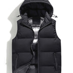 Homme Gilet Capuche Coupe Sans Manches