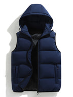 Homme Gilet Capuche Coupe Sans Manches