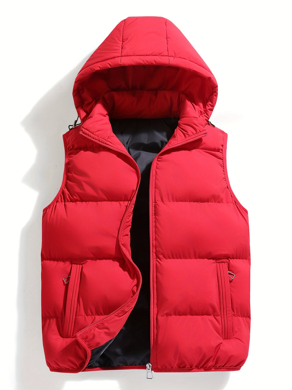 Homme Gilet Capuche Coupe Sans Manches