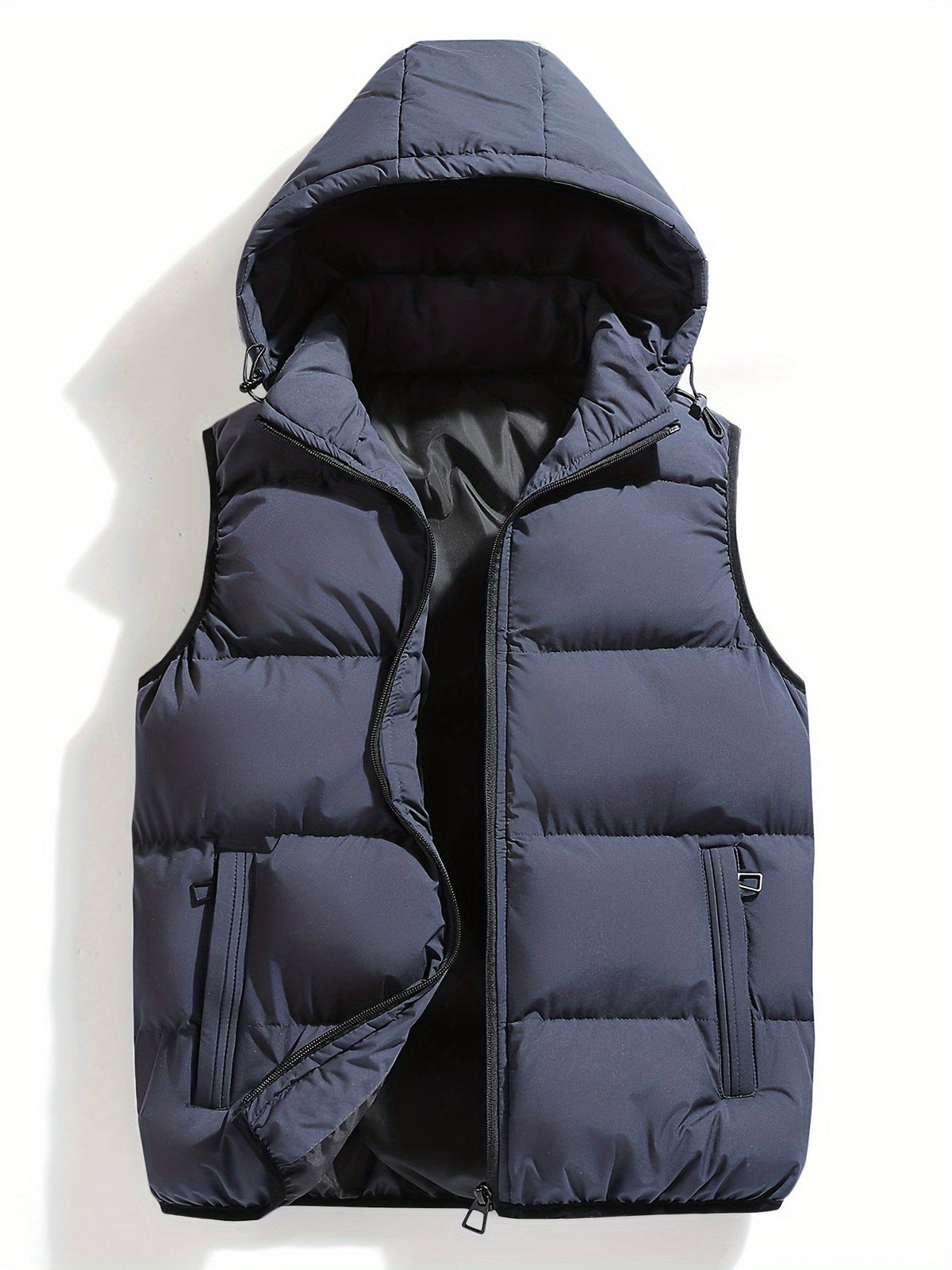 Homme Gilet Capuche Coupe Sans Manches