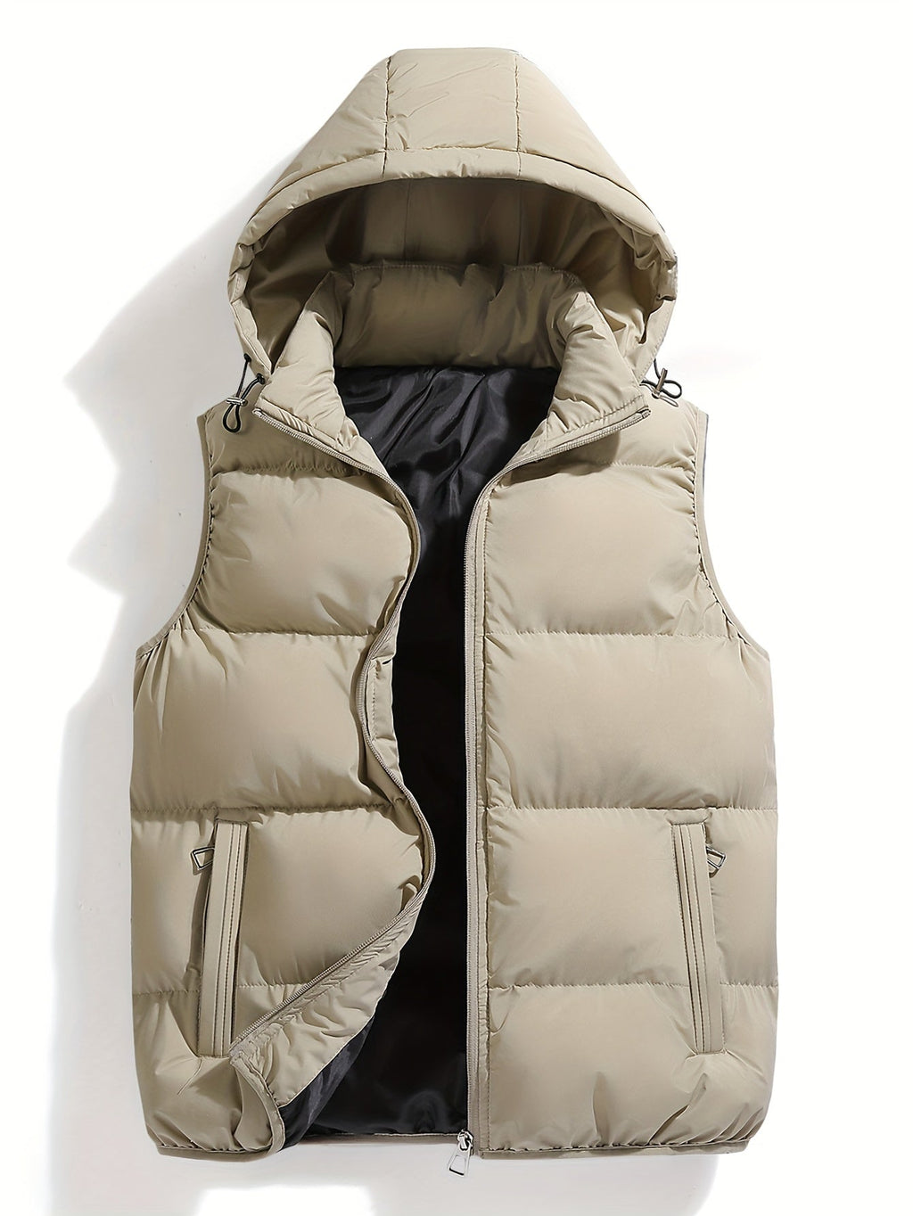 Homme Gilet Capuche Coupe Sans Manches