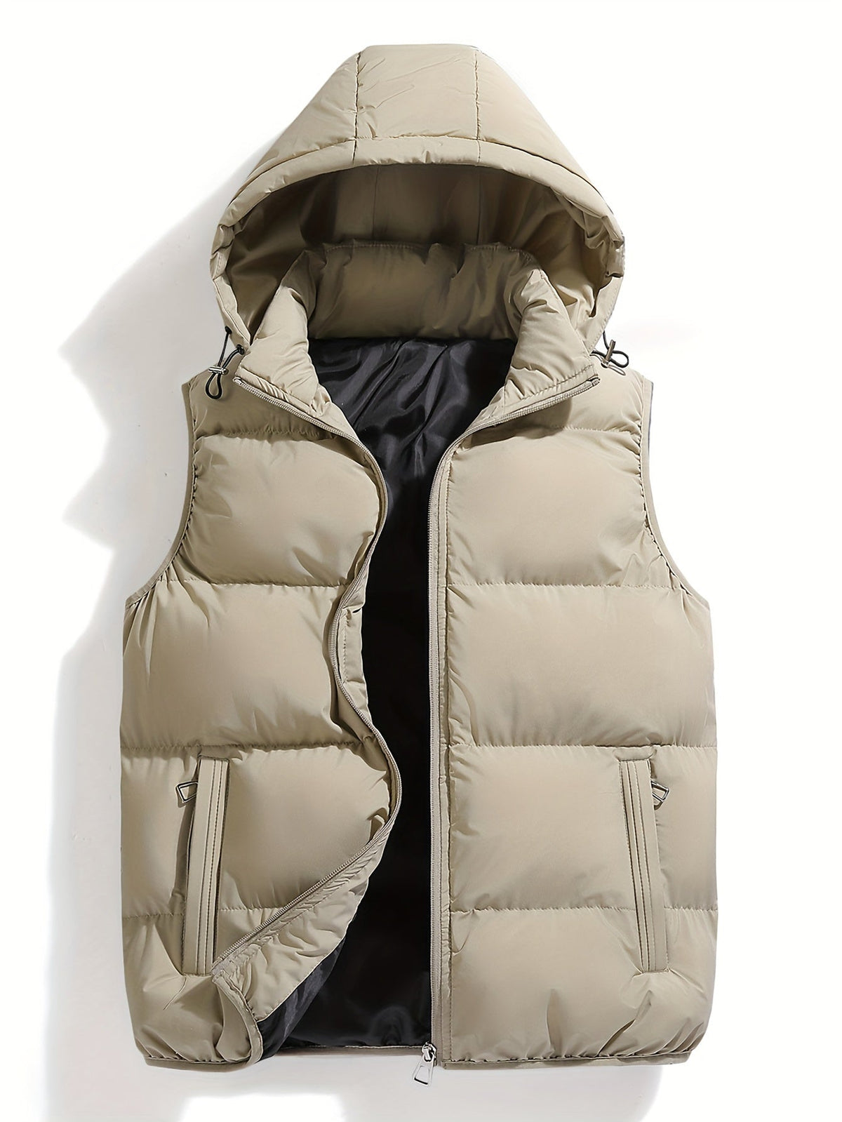 Homme Gilet Capuche Coupe Sans Manches