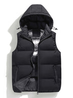 Homme Gilet Capuche Coupe Sans Manches
