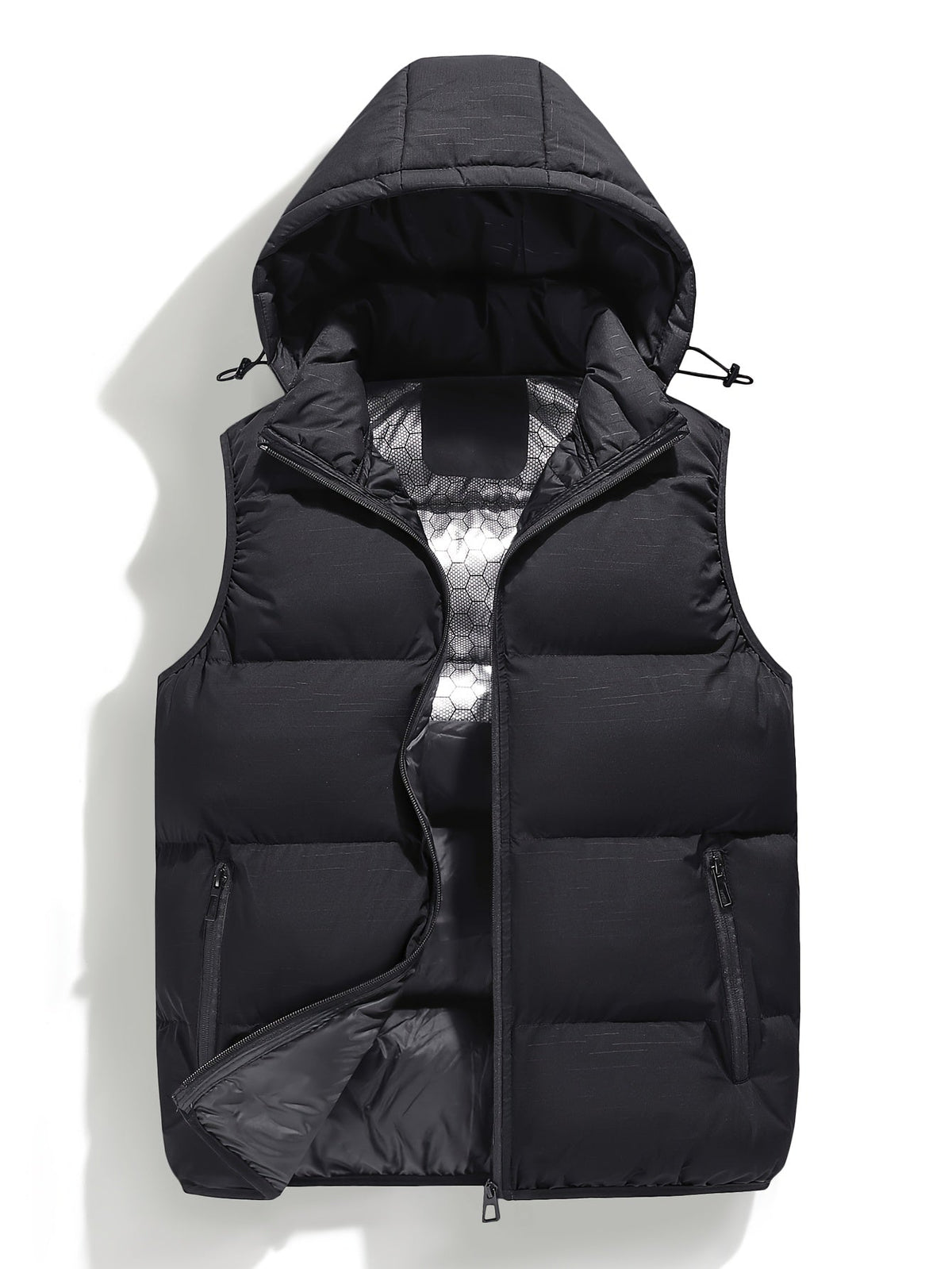Homme Gilet Capuche Coupe Sans Manches