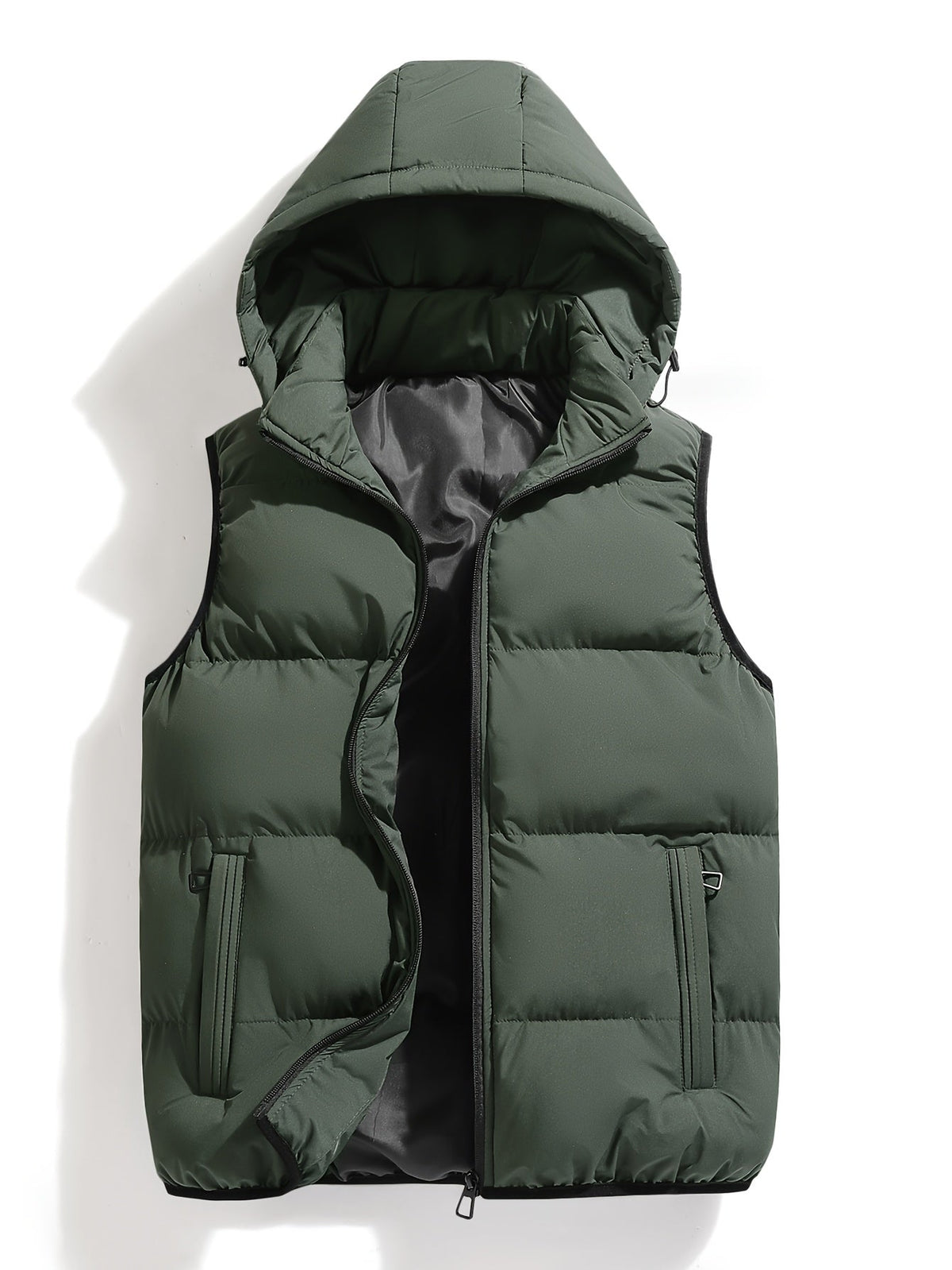 Homme Gilet Capuche Coupe Sans Manches