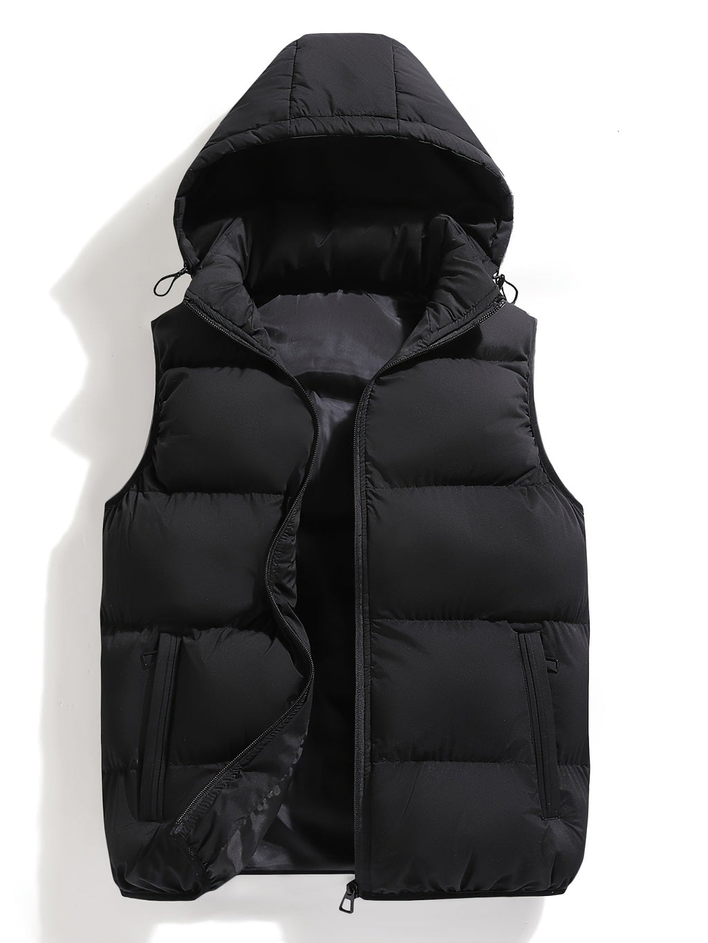 Homme Gilet Capuche Coupe Sans Manches