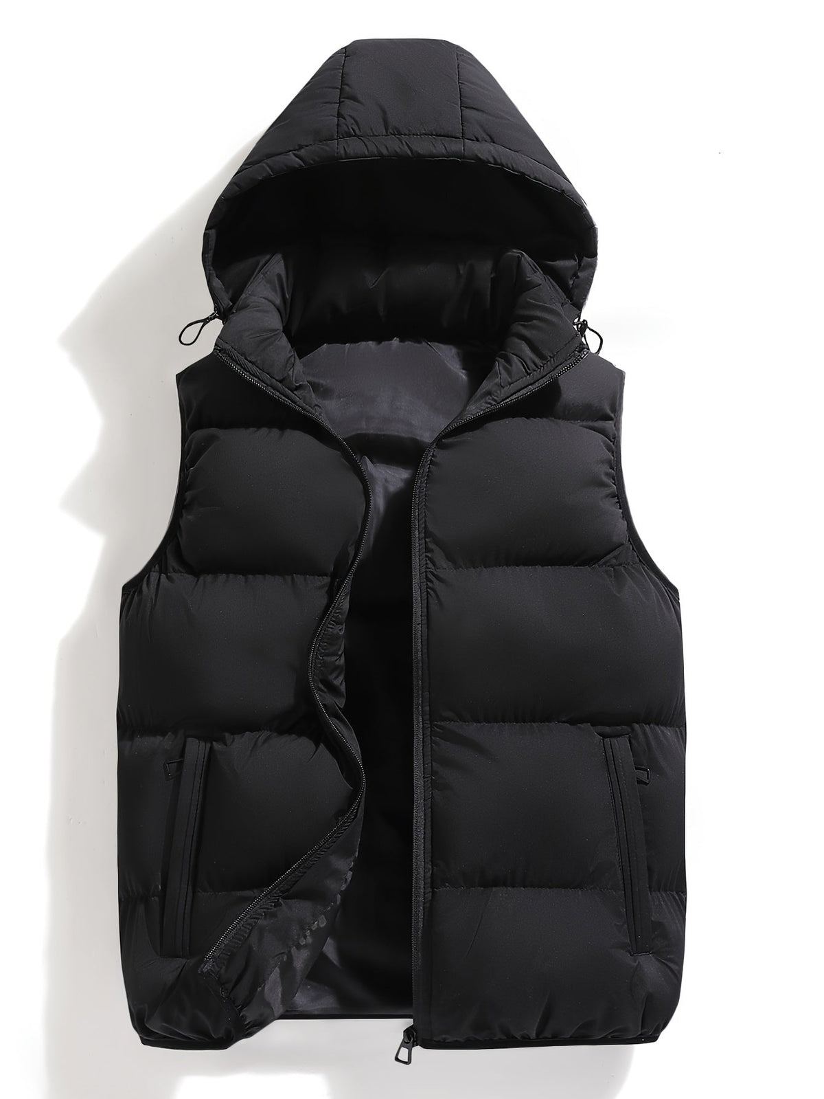 Homme Gilet Capuche Coupe Sans Manches