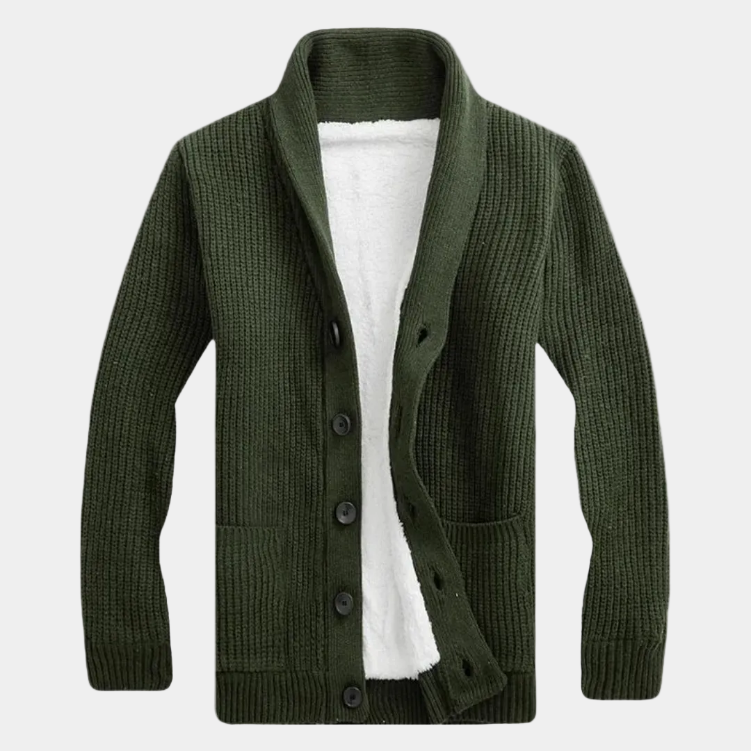 Homme Gilet Col Châle Boutonnée
