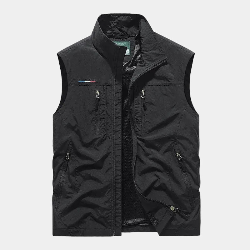 Homme Gilet Coupe Sans Manches Poches