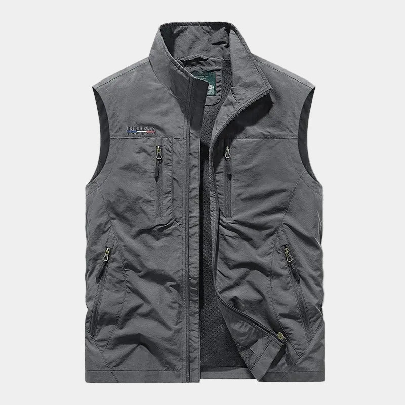 Homme Gilet Coupe Sans Manches Poches