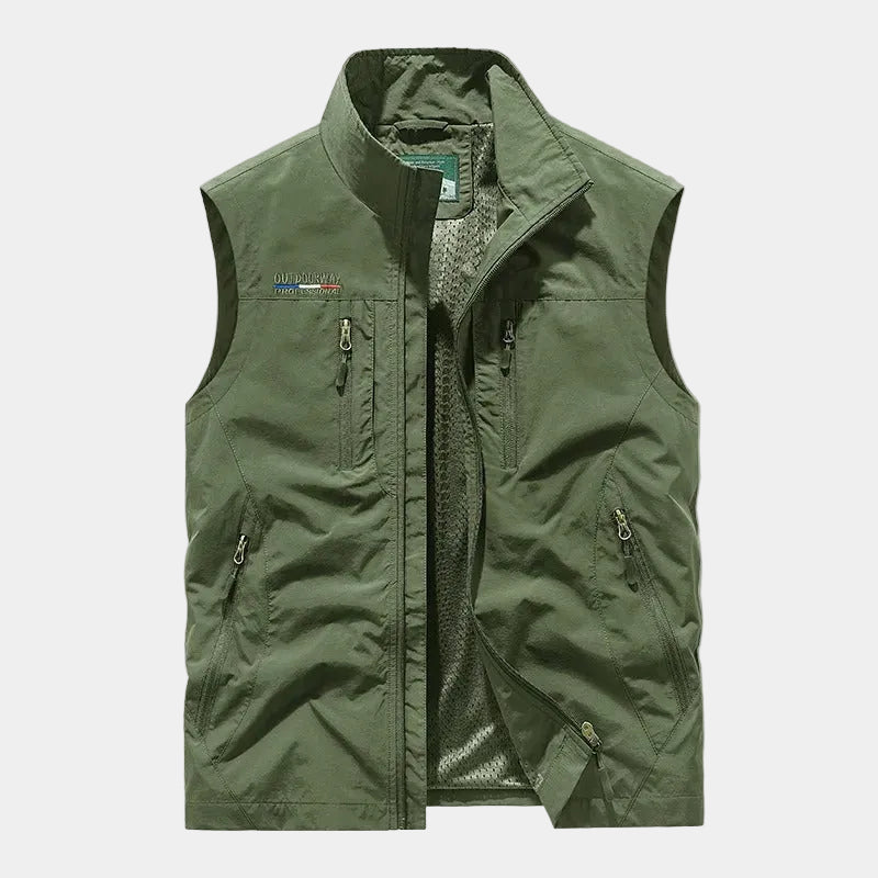 Homme Gilet Coupe Sans Manches Poches