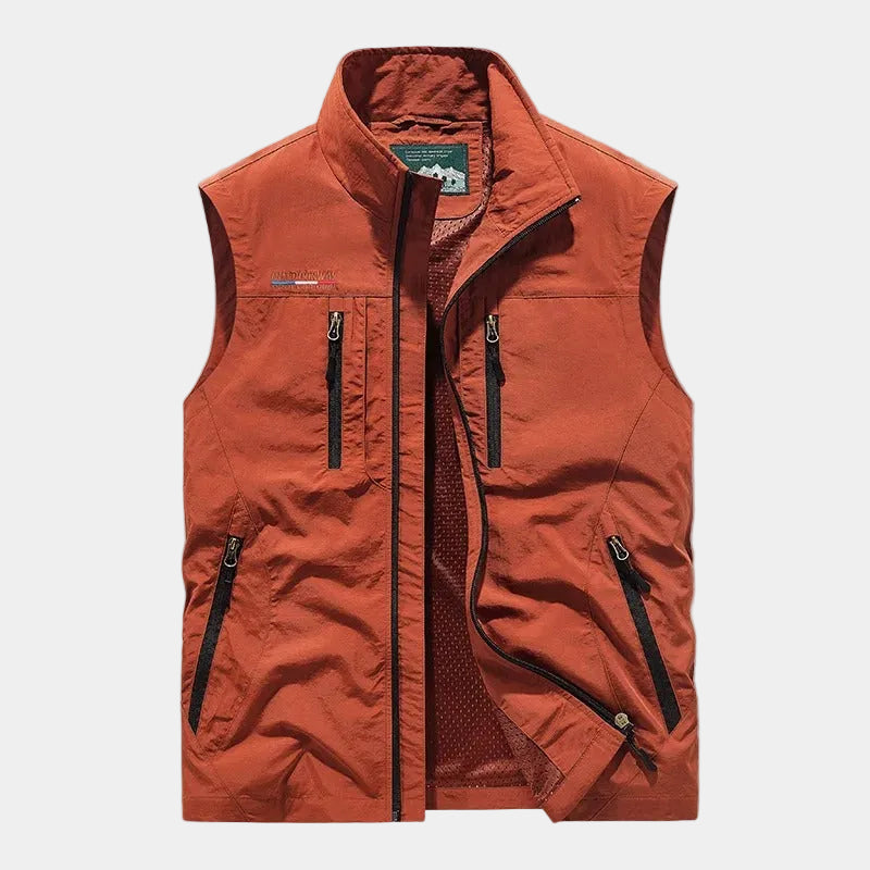 Homme Gilet Coupe Sans Manches Poches