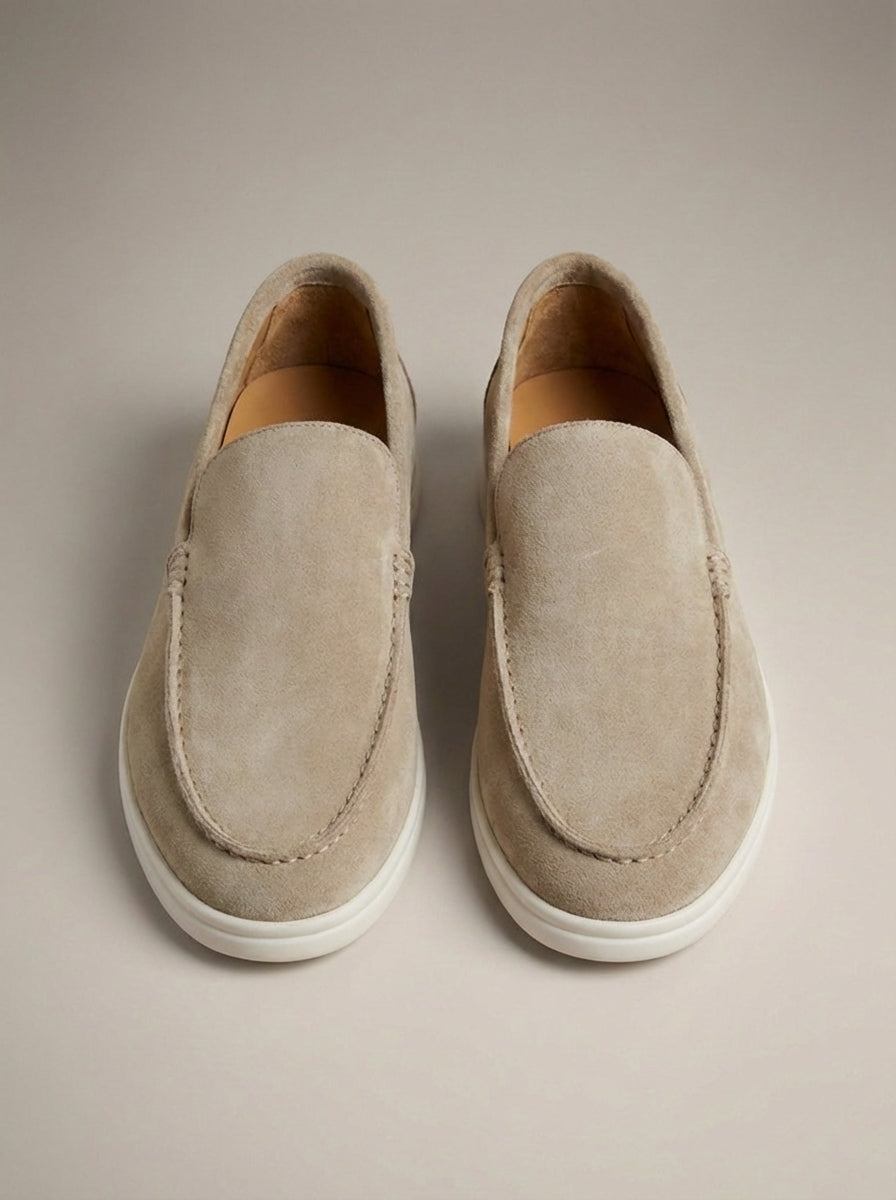 Homme Mocassins Enfiler Bout Mocassin