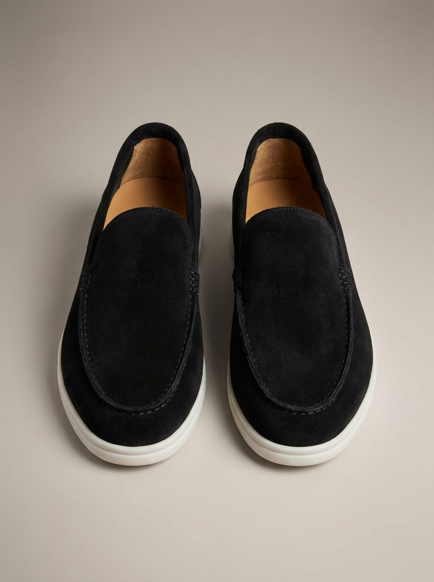 Homme Mocassins Enfiler Bout Mocassin