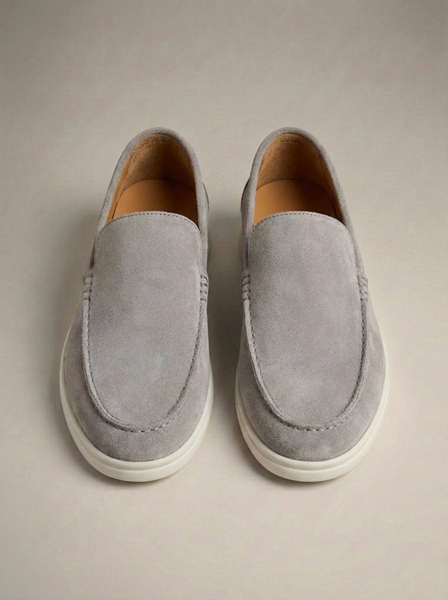 Homme Mocassins Enfiler Bout Mocassin