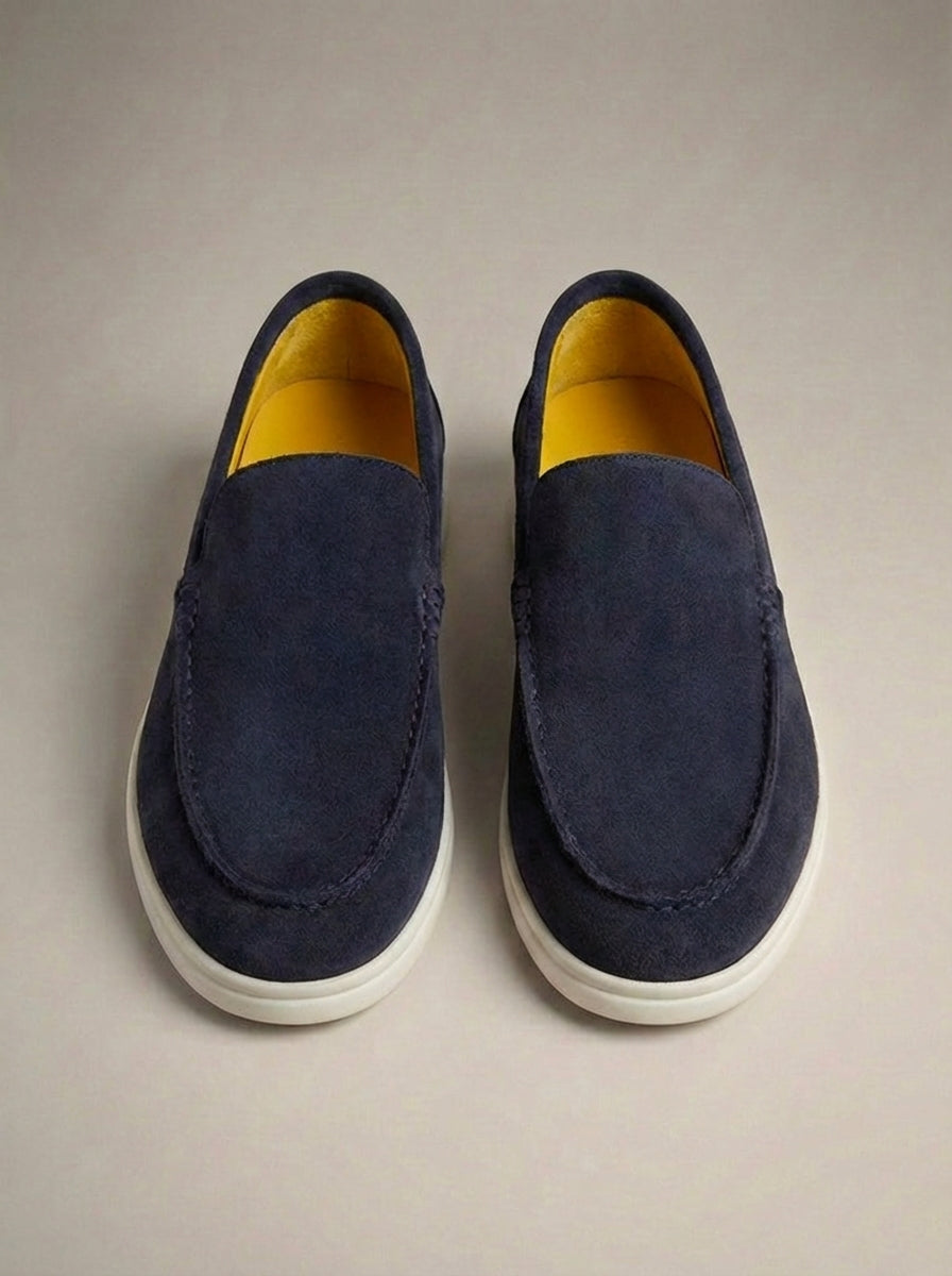 Homme Mocassins Enfiler Bout Mocassin