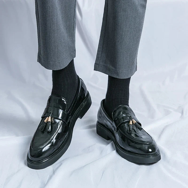 Homme Mocassins Enfiler Pampilles