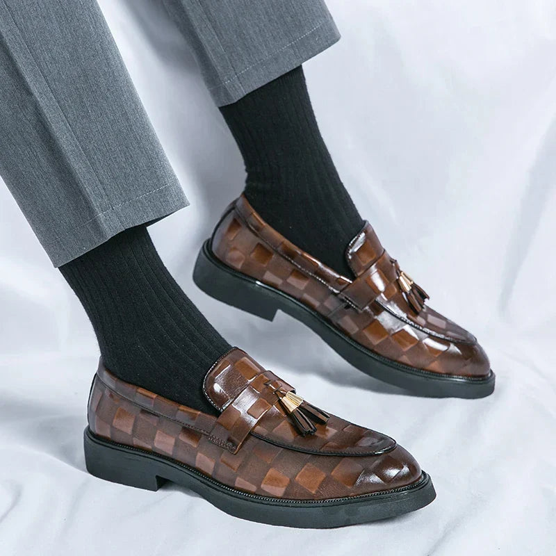 Homme Mocassins Enfiler Pampilles