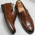 Homme Mocassins Bandeau Coutures Autour