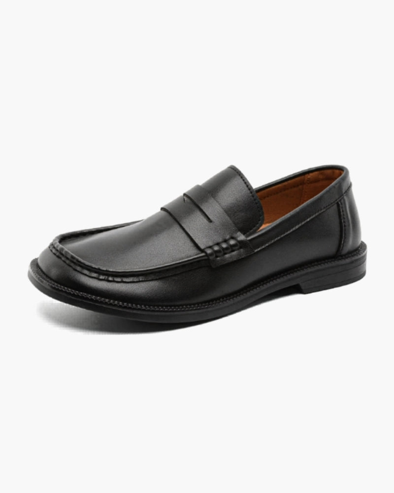 Homme Mocassins Enfiler Silhouette Basse
