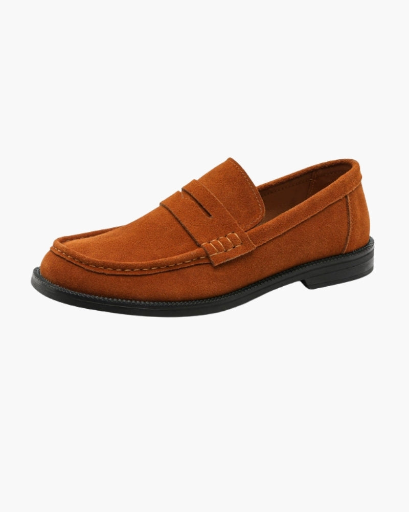 Homme Mocassins Enfiler Silhouette Basse