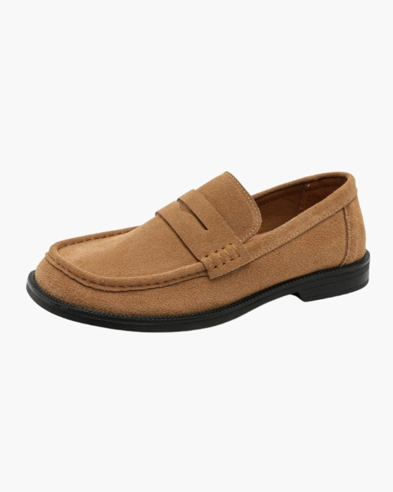 Homme Mocassins Enfiler Silhouette Basse
